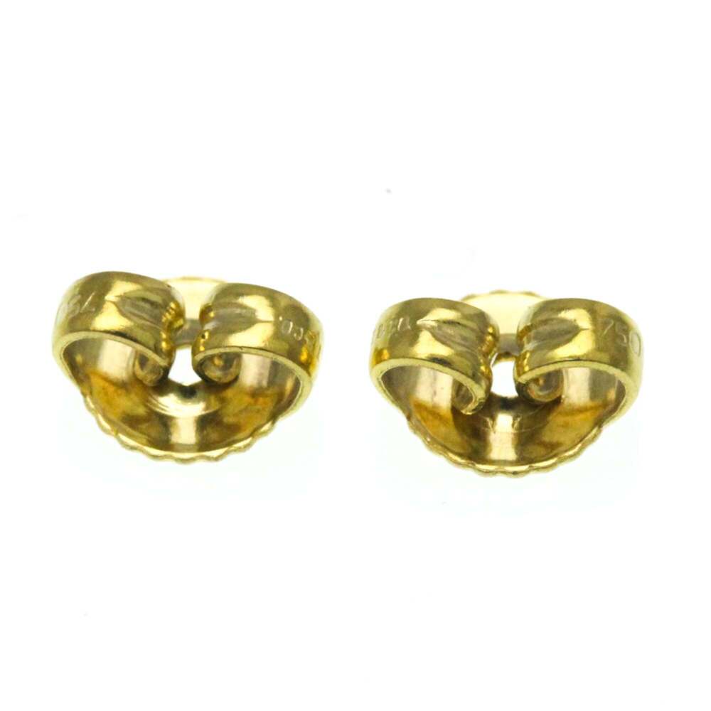 Tiffany Open Heart No Stone Yellow Gold (18K) Stud Earrings Gold - Picture 7 of 11